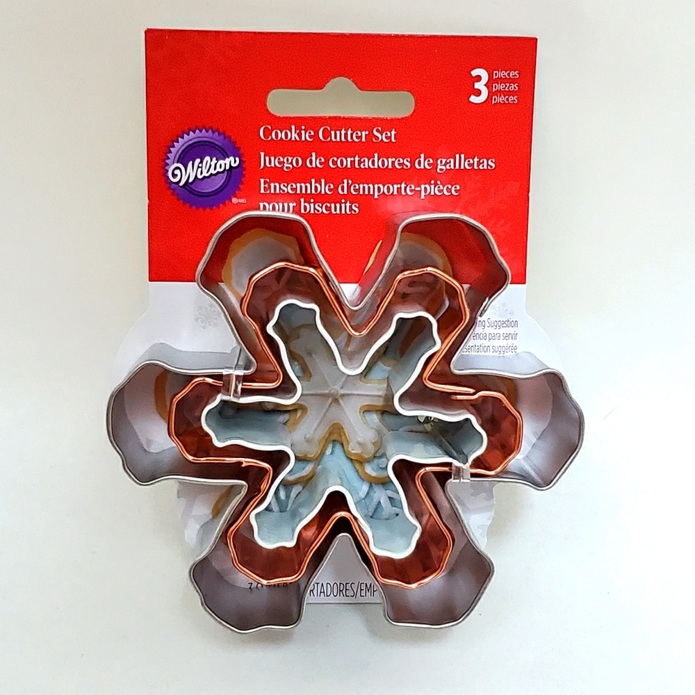Cookie Cutters Wilton Snowflakes 3pc Nesting #2